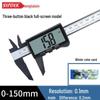Syntek Electronic Digital Vernier Caliper, 0-150mm, Full Screen Plastic Measuring Tool for Jewelry and Crafts