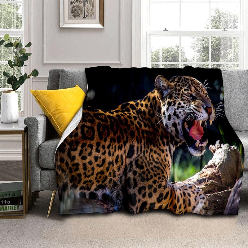 Одеяло с рисунком зверя, леопарда, гепарда, мягкое одеяло для дома, спальни, кровати, дивана, пикника, путешествия, офиса, одеяло, детское одеяло