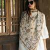Travel Vacation Cold Shawl Ethnic Style Thickened Poncho Scarf