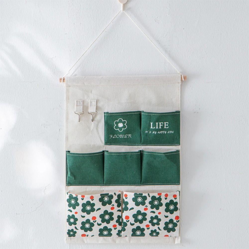 Множество карманов, подвесная сумка, настенные сумки для хранения всякой всячины, прикроватный органайзер для общежития