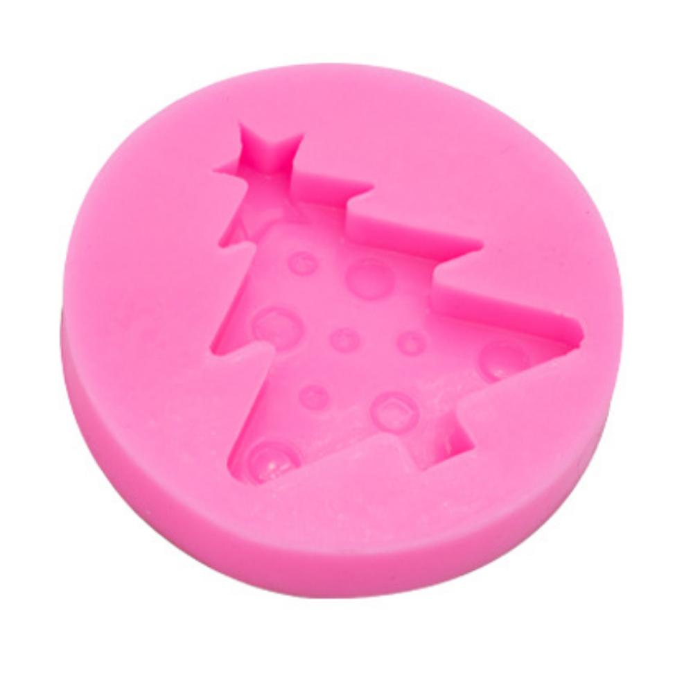 Christmas Snowflake Christmas Tree Silicone Mold Plaster Aromatherapy Candle Baking Mold