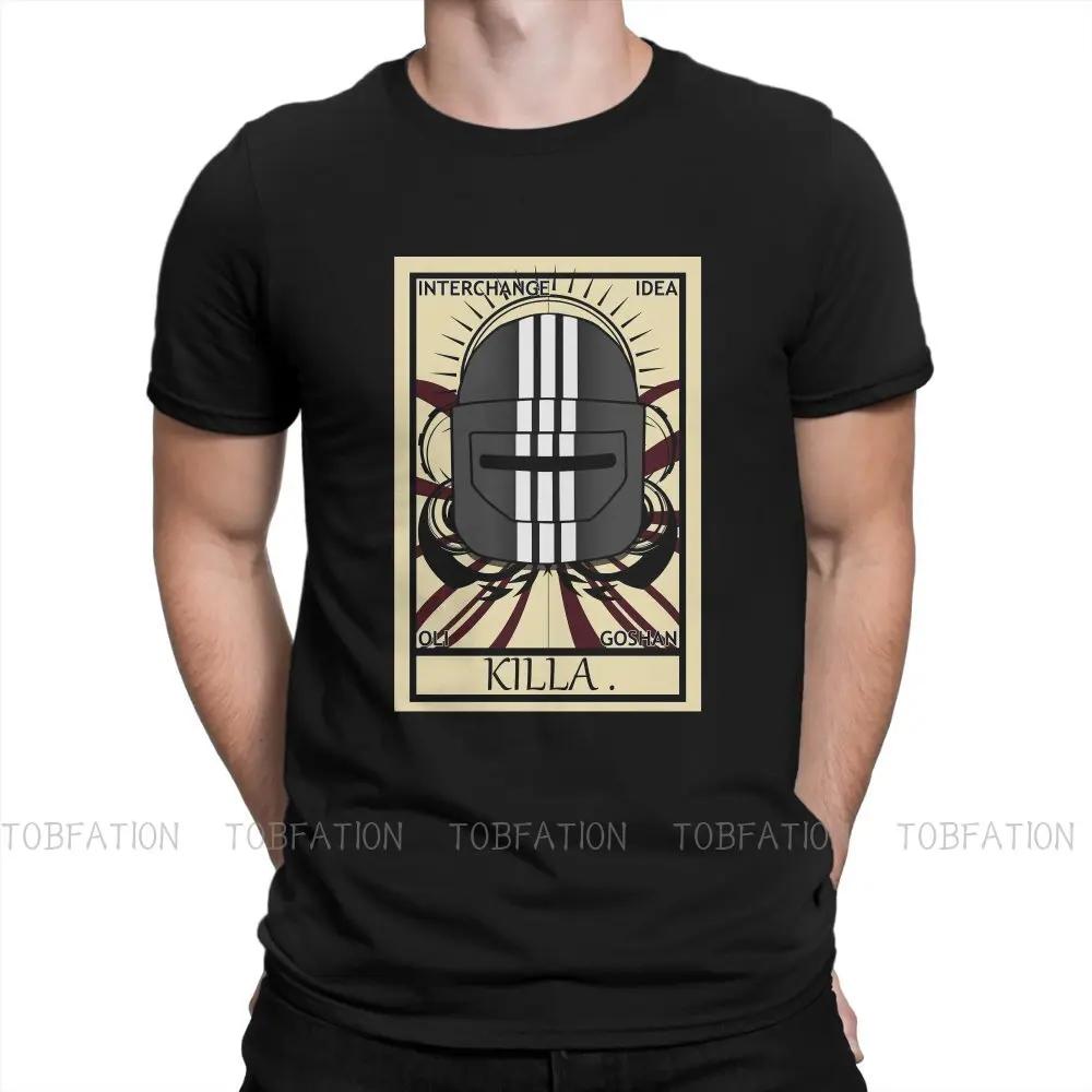 Escape from Tarkov FPS RPG MMO Игра Футболка с круглым вырезом Дизайн с картой Таро Killa Печать Мужская Футболка Хипстерская Одежда 6XL