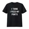 Mens I Think Peed My Pants Funny React Design Dad Grandpa T Shirt Black L vintage Washed Stylish Slightly graphic