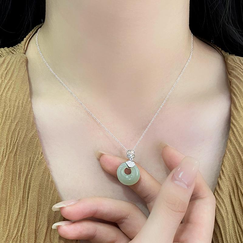 Новая китайская цепочка безопасности бренда Fu, женская цепочка-воротник Guofeng China-Chic