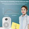 Voice Amplifier Portable Megaphone PA System with Wired Head Mounted Microphone BT Wireless