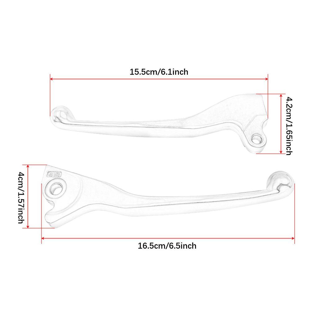 Motorcycle Hand Brake Levers Metal Hand Levers for Vespa Primavera 125