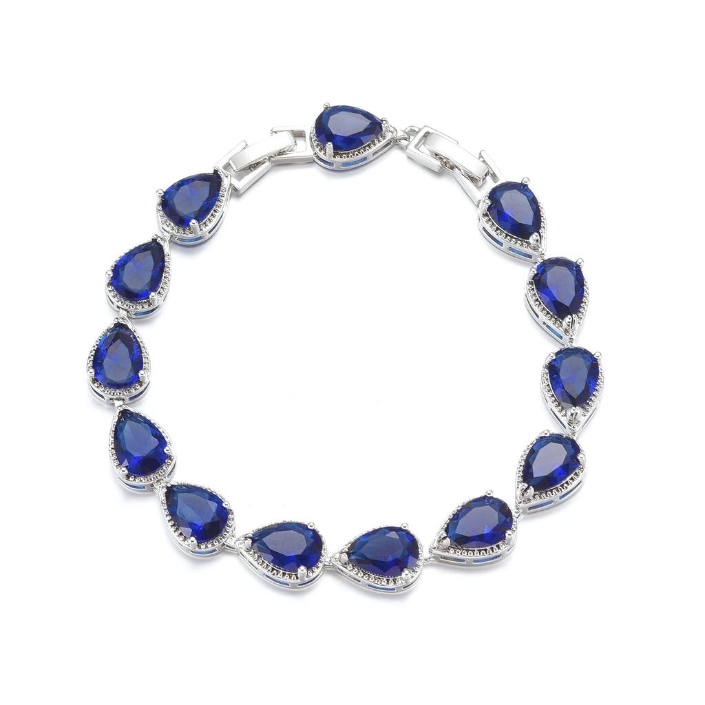 Самый продаваемый европейский и американский браслет с микро-инкрустацией из циркония ААА в форме капли воды, женская мода, свадебные украшения для невесты