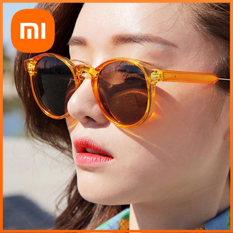 Xiaomi Новые модные ретро солнцезащитные очки с текстурой круглой оправы солнцезащитные очки модные солнцезащитные очки 3185