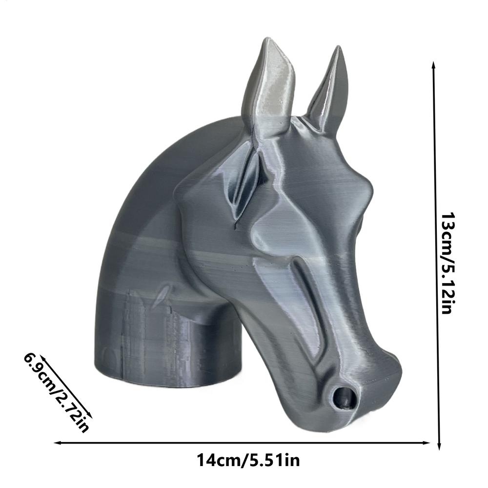 Funny Horse Head Cover Cap for Trailer Coupling Trailer Hitch Ball Cover Prevent Receiver Tube From Rusting