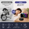 Acogedor RGB Vibration Alarm Clock for 100dB Loud Dual Dimming Snooze Suitable for Sleepyheads and Hearing Impaired Individuals Bedroom, Alarm, Alarm,