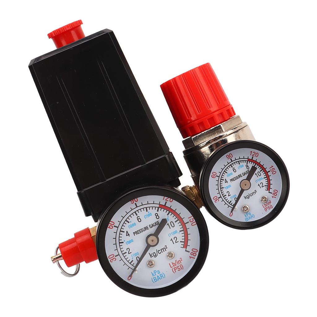 Реле давления воздушного компрессора 0~180PSI Комплект шарового крана с накидной гайкой Запасные части Аксессуары