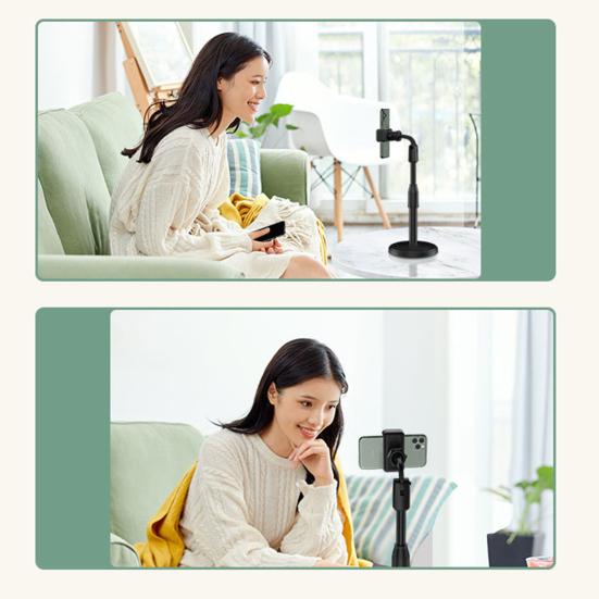 Mobile Phone Holder Universal Table Cell Phone Stand Retractable Adjustable Phone Mount for Live Broadcast Video