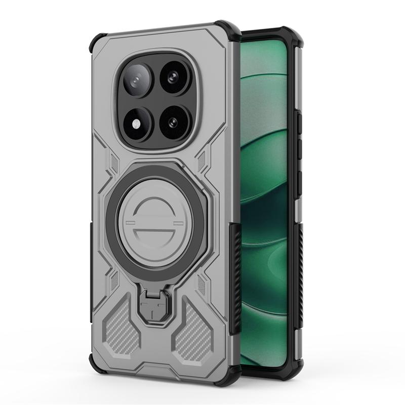 Magnetic Wireless Charge Cover For Xiaomi Poco X7 Pro F7 Ultra Phone Holder Armor Back Case For Poco X7 Cover For Poco X7 Case