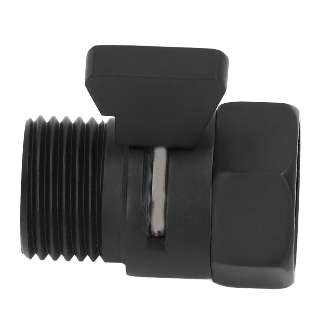 Шаровой кран G1/2 Латунный кран для регулировки воды Черный клапан для лейки душа для дома ванной комнаты