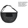 Basketball Storage Bag Mesh Single Ball Bag with Adjustable Shoulder Strap Football Carrier Crossbody Shoulder Bag for Volleyball Rugby Ball Storage