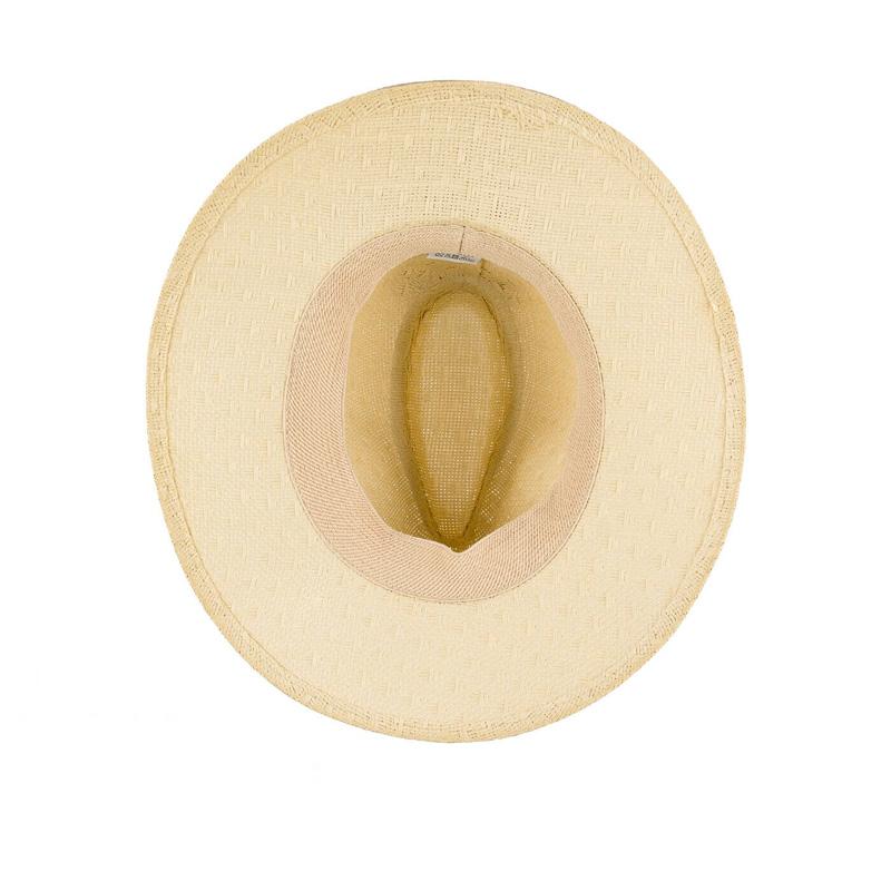 Мужская и женская фетровая шляпа в стиле панамы из сминаемой соломы, летняя шляпа