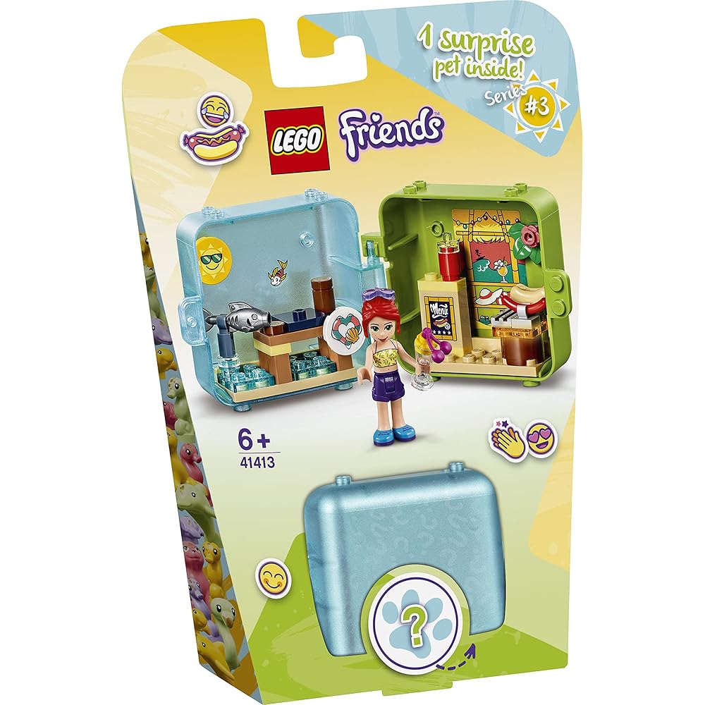 LEGO Friends Mia's Summer Vacation 41413 Building Set with Cubes and Accessories