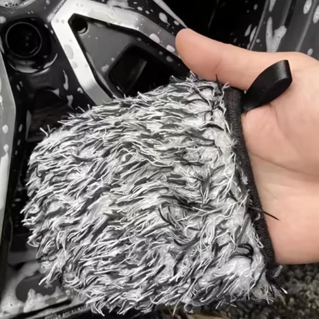 [Deepa Ribusu] Polisher Buff, 4.9 inches (125 mm), Set of 7, Wool Puff, Sponge