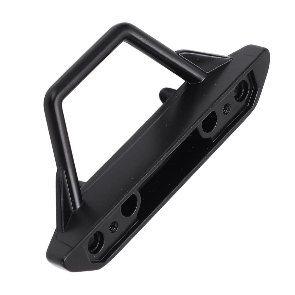 RC Flat Front Bumper Car Protection with 2 LED Headlights for Axial SCX24 124 RC Car Crawler