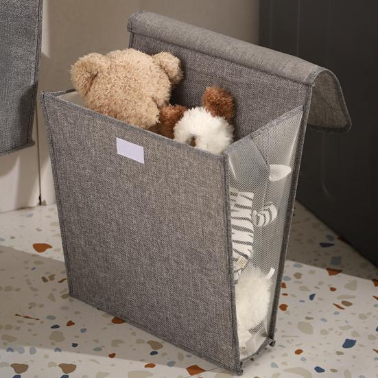 Yousheng Collapsible Clothes Basket Laundry Hamper with Lid Large Capacity Foldable Design Dirty Clothes Hamper Bathroom Organizer