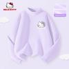 Hello Kitty Girls' Fleece-Lined Base Layer Shirt, Children's Long-Sleeve T-Shirt, Thermal Top in Pink, Stylish Inner Wear