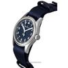 Hamilton Khaki Field Текстильный ремешок Синий циферблат Кварцевые H69301940 Унисекс Часы