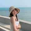 Соломенная шляпа производство солнцезащитный козырек солнцезащитный крем путешествия отпуск универсальная складная соломенная шляпа весна новая шляпа женщины