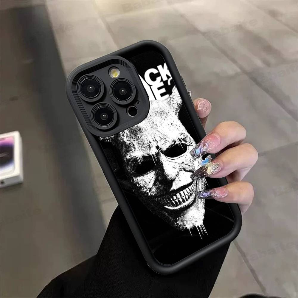 Чехол для телефона из ТПУ в стиле фильма ужасов The B-Black P-Phone Для Iphone 17 16 15 14 13 12 11 Pro Max Plus Чехол