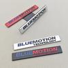 RUNTB1 3D Metal Car Styling TSI BLUE MOTION Logo Sticker Rear Trunk Badge Front Grille Emblem For VW Golf MK4 MK5 MK6 MK7 Polo Passat