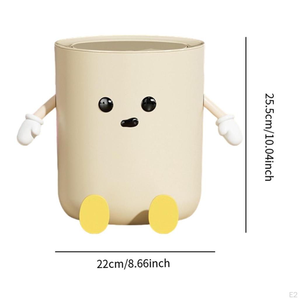 Очаровательная мусорная корзина для мусора Портативная Креативная Современная Практичная для Дома