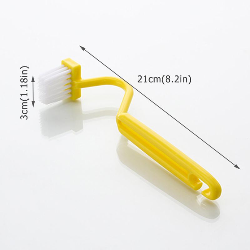 1 Pcs Toliet Brush Cleaning Kitchen Side Corners Curved Clean Window Households Brushed Cleaner Brushes AVE