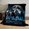 Moonlit Wild Horses Blanket bedroom Blanket for Livingroom Couch lunch break Soft throw for Friend's festival Gift