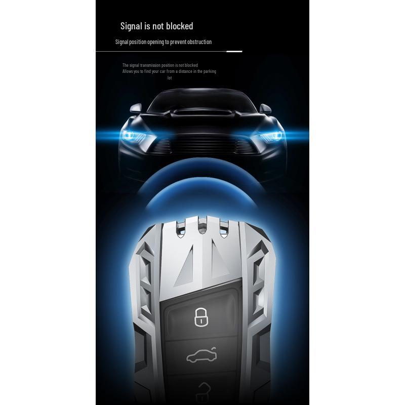 Защитный чехол для ключа из сплава для Volkswagen Sagitar Passat Jetta 17 Tiguan