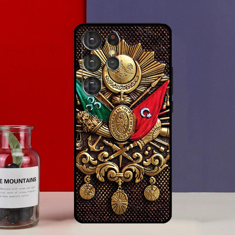 Чехол-футляр с гербом Османской империи для Samsung Galaxy S25 Ultra S9 S10 S20 S21 S22 Plus S23 FE S24 Ultra