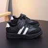 Children's Autumn Black Boys' Shoes Children's White Shoes Non-slip Girls' Casual Sports Shoes