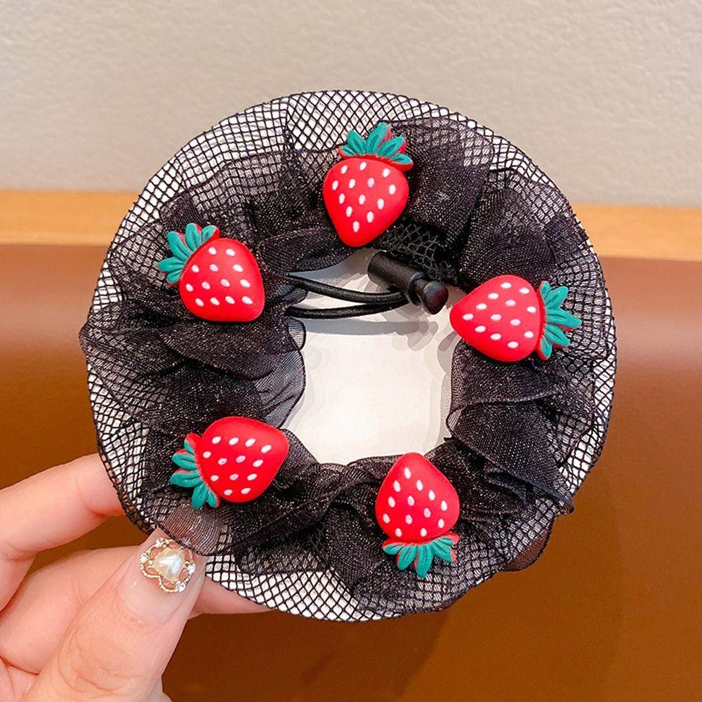 Цветочные повязки на голову балетная сетка для волос модный головной убор для девочек чехол для пучка снуд эластичная сетка для волос для детей