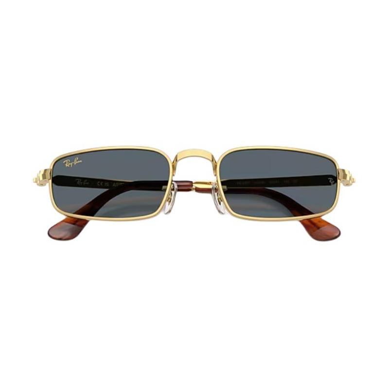 RAYBAN Металлические квадратные солнцезащитные очки с логотипом, унисекс, парный стиль 001/R5 54-21 RB3927