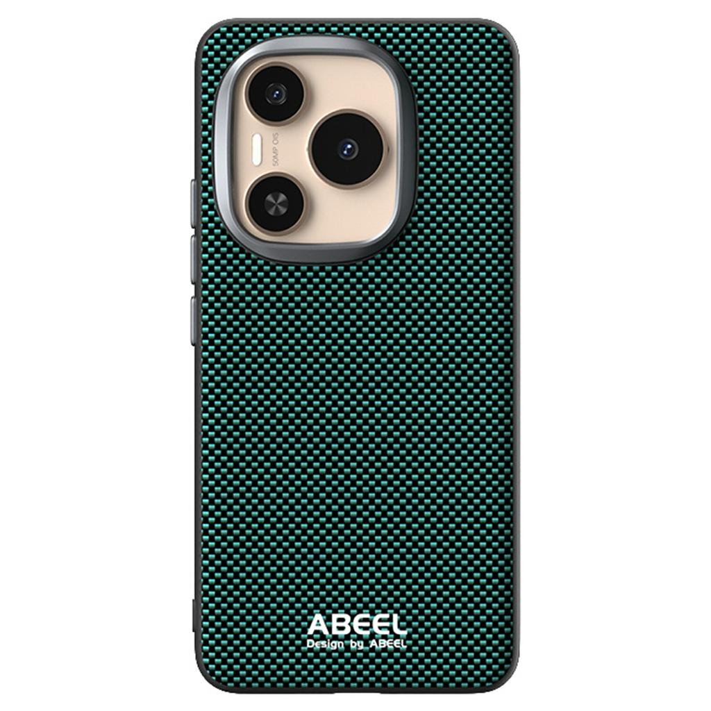 ABEEL For Honor Power 5G Magnetic Case Printed PC TPU Aluminum Alloy Leather Phone Cover