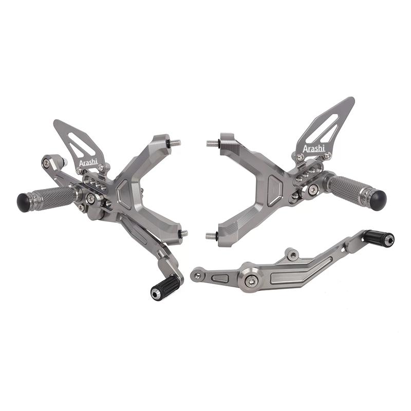 Motorcycle CNC Adjustable Rearset Front Foot Pedal For BMW S1000RR 2019-2024 M1000RR 2021-2023 Racing Foot Pedal