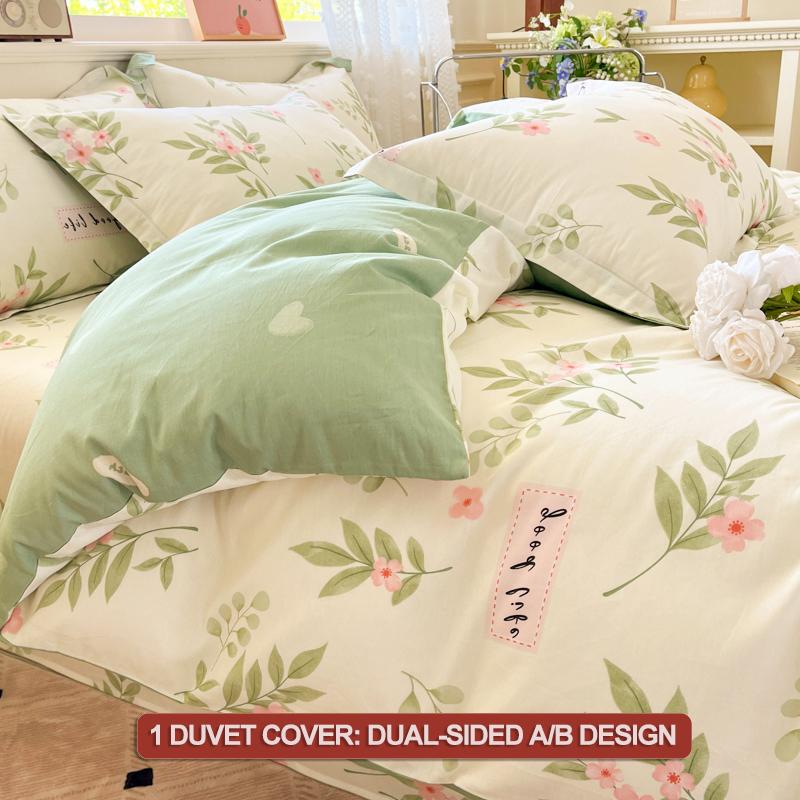 100% Cotton Duvet Cover Set: Bedding Set (1 Duvet Cover 2 Pillowcases), Soft, Wrinkle-Free | Hotel Luxury, Hidden Zipper Design