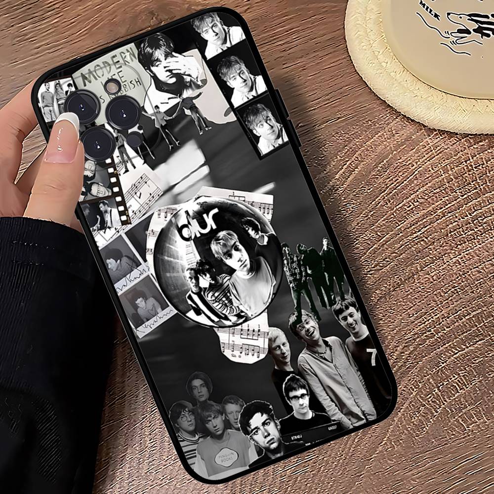 Чехол для телефона Rock Band B-Blur для IPhone 16 Pro Max 15 17 Plus 14 13 12 Mini 11 Черный Чехол