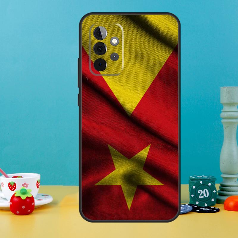 Tigray Flag Theme Case For Samsung Galaxy A25 A54 A34 A14 A52 A32 A12 A13 A33 A53 A15 A16 A36 A56 A26 A05 A35 A55