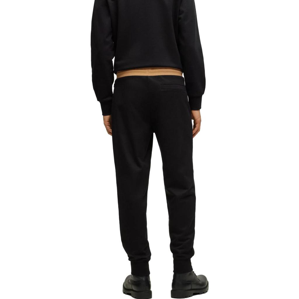 Hugo Boss stripe-detailing cotton track pants 50499407001