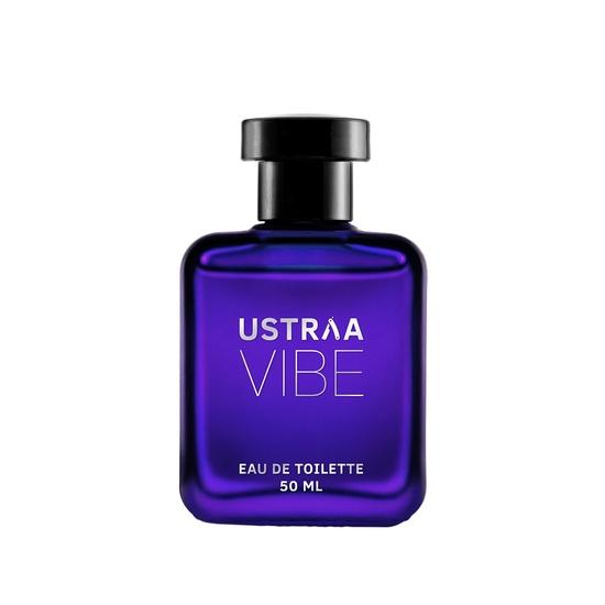Ustraa Vibe Edt Liquid Perfume For Men - 50Ml | Long-Lasting Masculine Fragrance | Intense Woody, Citrusy Notes With Sweet Fragrance