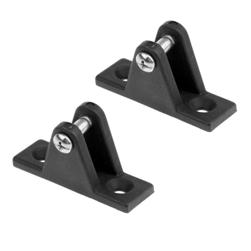ISURE MARINE 16Pcs Nylon Boat Bimini Top Deck Hinge Jaw Slide Eye End Caps Fitting Hardware