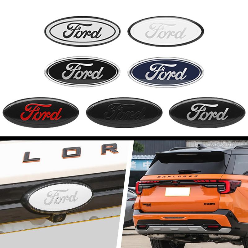 Car Front Rear Trunk Emblem Cover Sticker for Ford Focus Mondeo Edge Ecosport Ranger Fiesta Fusion Kuga Accessories FKZLV1