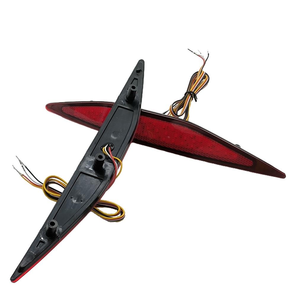 Для Golf 7 2013-2015 Задний бампер Отражатель Предупреждающий тормозной фонарь Поворотный противотуманный фонарь, указатель поворота с обычным стоп-сигналом DRL