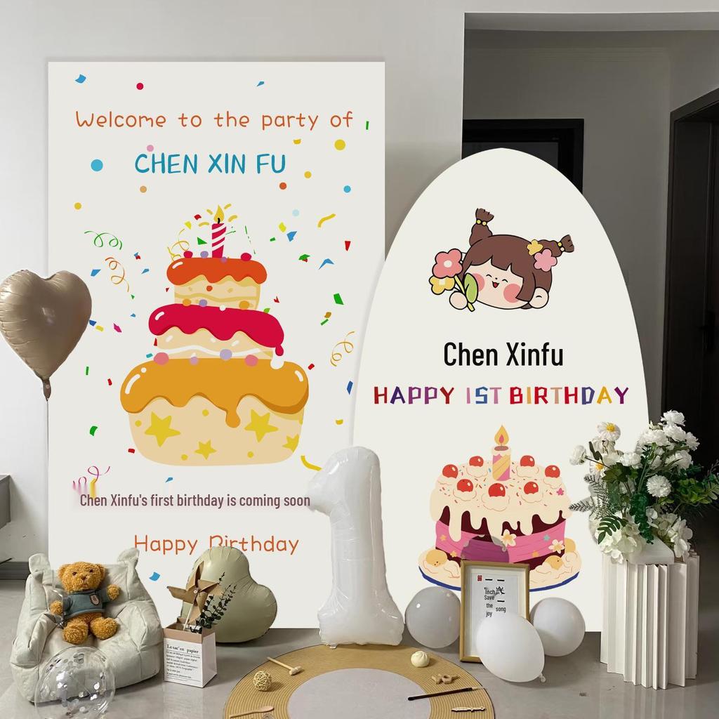 Украшения на первый день рождения в корейском стиле: Воздушные шары и фон для мальчиков и девочек