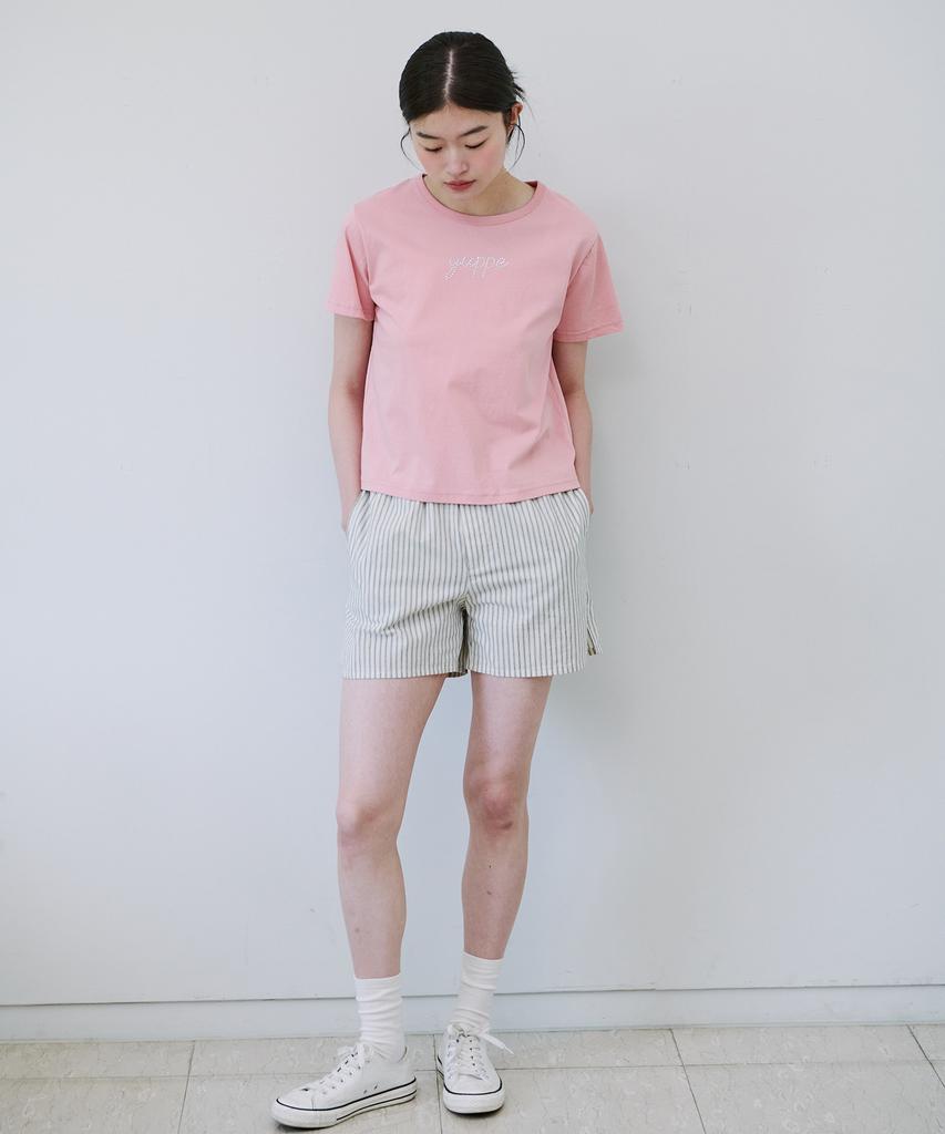 YUPPE Stripe Banding Pants_Ivory