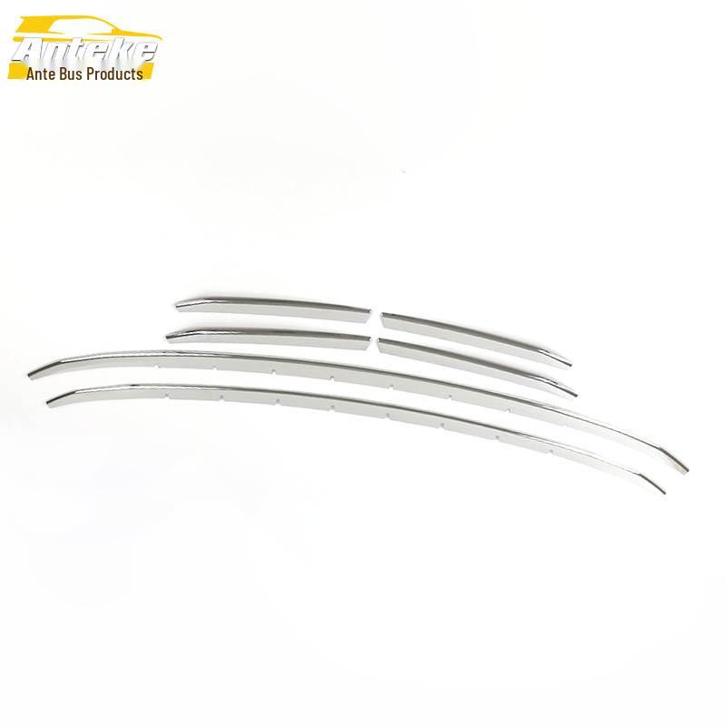 Binrui COOL Stainless Steel Center Grille Trim for 22 Models - Scratch-Resistant Bright Strip Modification
